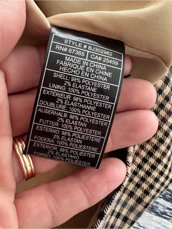 BB Dakota Check This Out Jacket Brown - Picture 6 of 8